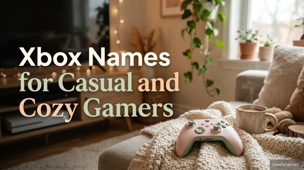 Xbox Names for Casual and Cozy Gamers
