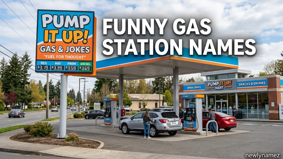 Funny Gas Station Names