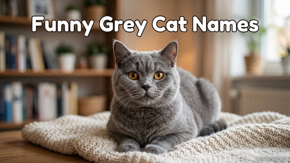 Funny Grey Cat Names
