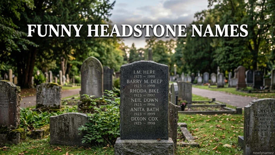 Funny Headstone Names