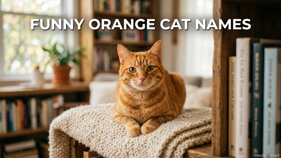Funny Orange Cat Names