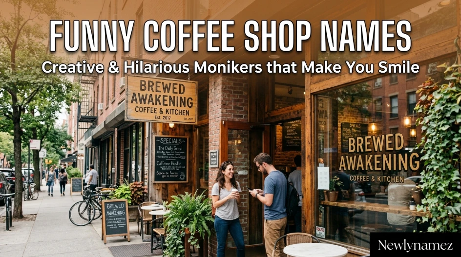 Funny Coffee Shop Names