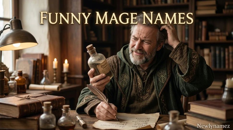 Funny Mage Names