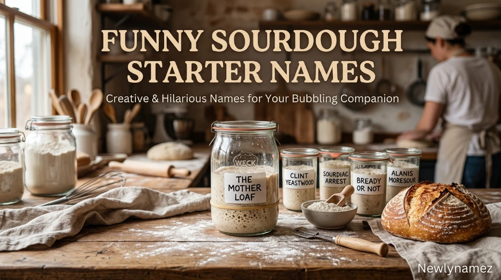 Funny Sourdough Starter Names