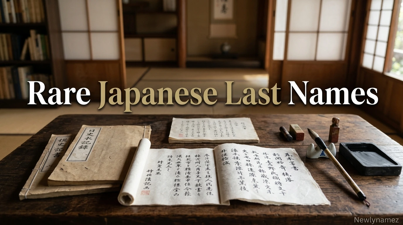 Rare Japanese Last Names